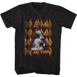 Retro Hysteria Triangle Def Leppard Tshirt